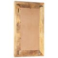 vidaXL Ručne vyrezávané zrkadlo 80x50x2,6cm masívne mangovníkové drevo