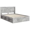vidaXL Posteľový rám s úložným priestorom a čelom 2 ks