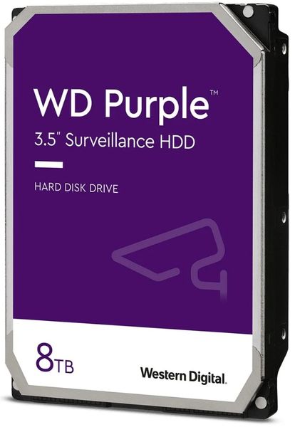 HDD 3.5" 8TB 128MB Western Digital PURPLE pre kamerové systémy CP-PR-158
