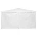 vidaXL Párty stan Biela 400 x 400 x 266 cm Polyetylén