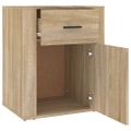 vidaXL Nočný stolík dub sonoma 50x36x60 cm spracované drevo