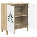 vidaXL Servírovacia skriňa HANAU Sonoma 69 x 33 x 75 cm