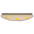 vidaXL Samolepiace schodové rohože 15 ks 80 x 24,5 x 3,5 cm Sivá