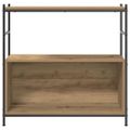 vidaXL Regál na knihy 80 x 30 x 78,5 cm Kompozitné drevo Remeselný dub