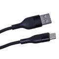 Maxlife MXUC-07 kábel USB - USB-C 1,0 m 3A čierny nylon
