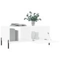 vidaXL Konferenčný stolík biely 90x50x40 cm kompozitné drevo