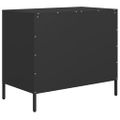 vidaXL Komoda čierna 68x39x58,5 cm oceľ valcovaná za studena