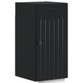 vidaXL Kúpeľňová nástenná skriňa ALKMAAR Čierna 30 x 31 x 59 cm