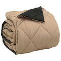 vidaXL Prikrývka na celý rok Čierna a taupe 200 x 240 cm Mikrovlákno