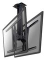 Neomounts PLASMA-C100D / Flat Screen Ceiling Mount (Height: 67-107 cm) / Black Držák, VESA, stropný, pre 2× LCD a TV, úhlopriečka 37"-75", náklon 25°, otáčanie 60°, nosnosť 50kg, čierny