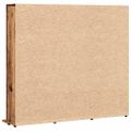 vidaXL CD skrinka staré drevo 100x23x89,5 cm kompozitné drevo