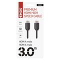 HDMI 2.0 high speed kábel A vidlica – A vidlica 3m