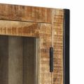 vidaXL Vysoká komoda 100x40x175 cm masívne surové mangovníkové drevo