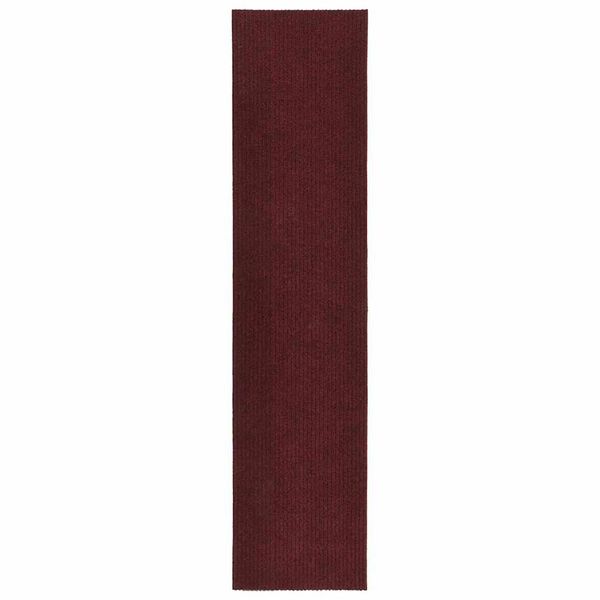 vidaXL Rohož na zachytávanie nečistôt 100x450 cm bordová