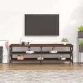 vidaXL TV skrinka hnedý dub 160x40x50 cm spracované drevo