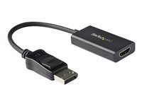 Ultra HD, EMI Shielding (DP2HD4K60H) - Video adaptér - DisplayPort s kolíkmi (samec) s jazýčkom do HDMI so zdierkami (samica) - 25.16 cm - tienený - čierna - podporuje 4K - pre P/N: ST121HD20FXA, SV231DHU34K6, SV231HU34K6, SV431HU34K6