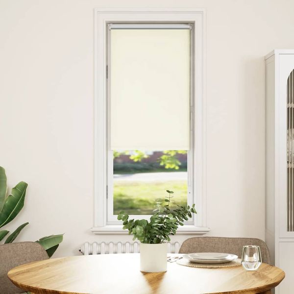 vidaXL Roleta zatemnenie sivobiele 45x150 cm Šírka látky 40,7 cm