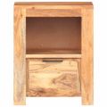 vidaXL Nočný stolík 40x30x50 cm akáciový masív