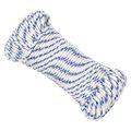 vidaXL Lodné lano biele 5 mm 100 m polypropylén