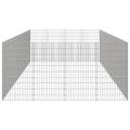 vidaXL Voľný výbeh pre zvieratá 24 panelov 54x100cm pozinkované železo