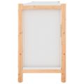 vidaXL Komoda biela 107x38x60 cm spracované drevo