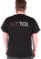 Tričko pre mužov T-SHIRT, čierna, veľkosť XL, 100 % bavlna SIXTOL