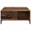 vidaXL Konferenčný stolík Staré drevo 80 x 80 x 36,5 cm