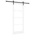 vidaXL Posuvné dvere ORKDAL Biela a čierna 86 x 211 cm