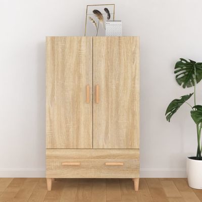 vidaXL Vysoká skrinka dub sonoma 70x31x115 cm spracované drevo