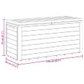 vidaXL Záhradný úložný box hnedý 78x44x55 cm