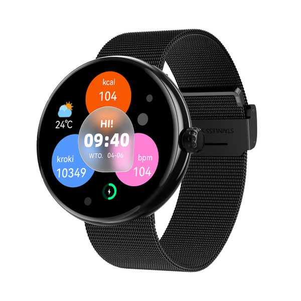 Forever smartwatch Forevive 5 SB-365 čierna