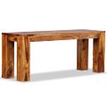 vidaXL Lavička z masívneho akáciaového dreva, 110x35x45 cm