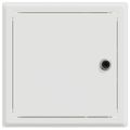 vidaXL Access Panel 2 ks Biela 23 x 23 x 3 cm Oceľ
