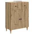 vidaXL Servírovacia skriňa Dub artisan 66 x 34,5 x 90 cm