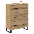 vidaXL Servírovacia skriňa Remeselný dub 69,5 x 34 x 90 cm