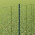 vidaXL Euro oplotenie s pilierom 10 x 1,5 m PVC potiahnutá oceľ Zelená