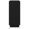 vidaXL LED komoda Čierny dub 90 x 32 x 75 cm Kompozitné drevo