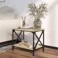 vidaXL Bočný stolík dub sonoma 55x38x45 cm spracované drevo