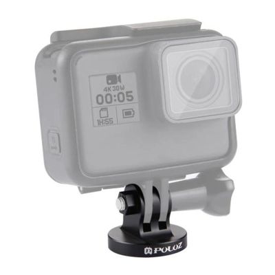Držiak Puluz s 1/4" CNC závitom pre akčné kamery (čierny)