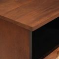 vidaXL TV skrinka Hnedá 70 x 33,5 x 46 cm Masívne mango drevo