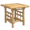 vidaXL Príručný stolík 45x45x45 cm bambus