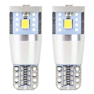 LED CANBUS 3SMD 2835 T10e (W5W) ALU White 12V / 24V