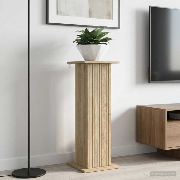 vidaXL Stojan na rastliny Dub sonoma 30,5 x 30 x 80,5 cm