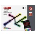 GoSmart LED svietidlo Lines čierne, 9 častí, 34 W, RGBIC stmievateľné, WiFi