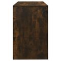 vidaXL Stôl tmavý dub 101x50x76,5 cm drevotrieska