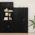 vidaXL Highboard Čierny dub 45 x 42,5 x 185 cm