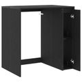 vidaXL Kabinet na práčku Čierny dub 87 x 60 x 89 cm Kompozitné drevo