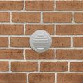 vidaXL Kryty vzduchových ventilátorov 4 ks Strieborná 80 mm