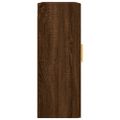 vidaXL Nástenné skrinky 2 ks hnedý dub 69,5x34x90 cm
