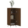 vidaXL Komoda hnedý dub 34,5x34x90 cm spracované drevo